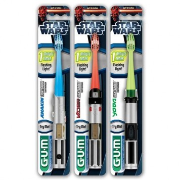 starwars lightsabre toothbrush